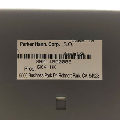 Used Parker 6K4-NK Compumotor Stepper/Servo Motion Control/Indexer 4-Axis RS-232 24V