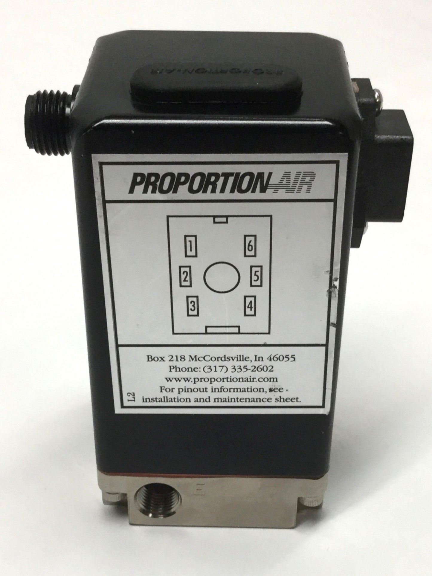 Used Proportion-Air QB2SANICZP300PSG Dual Loop Pressure Control Valve, 300psi, 4-20mA
