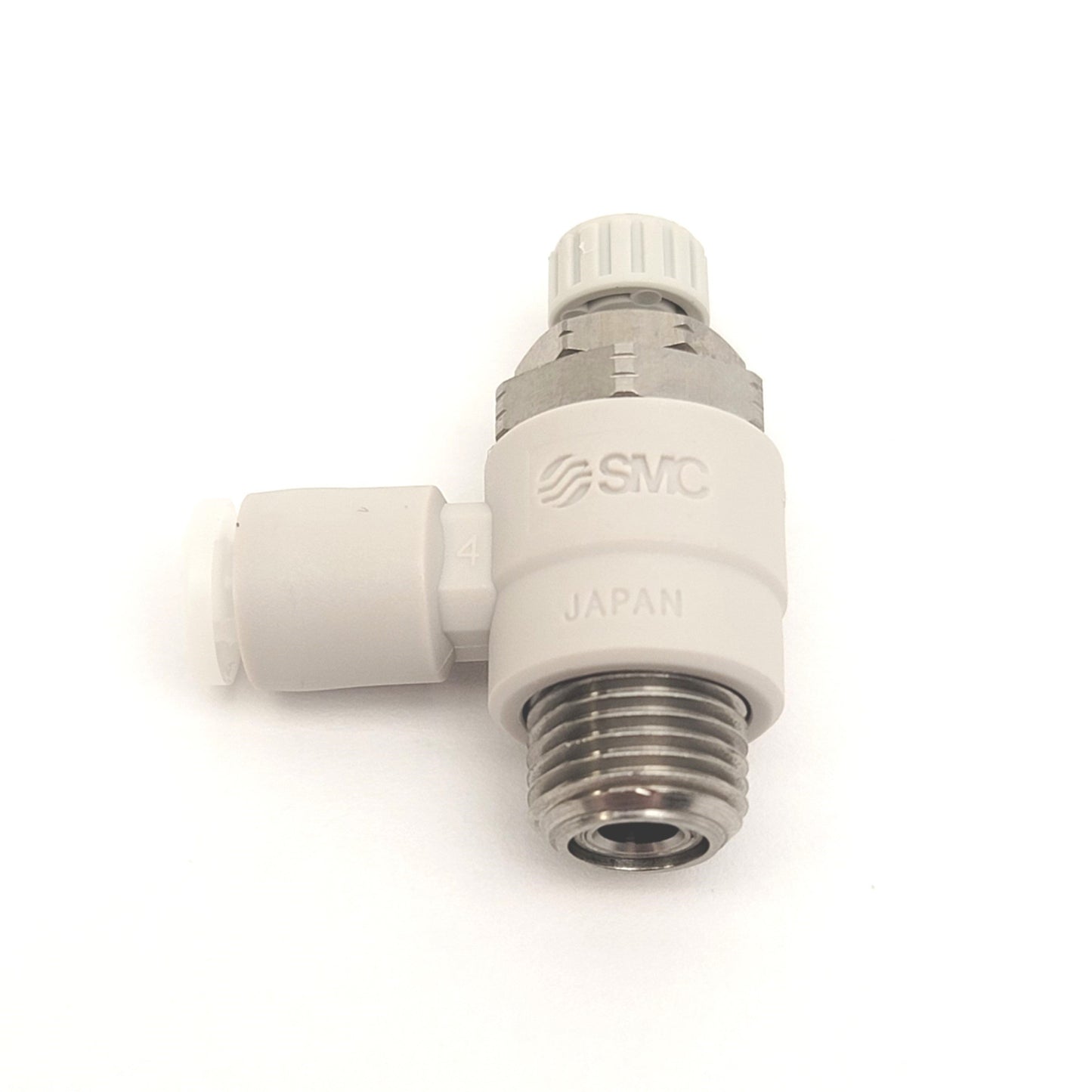 New SMC AS2201FG-N01-03 Speed/Flow Control Valve Fitting 1/8"NPT to 5/32" One Touch