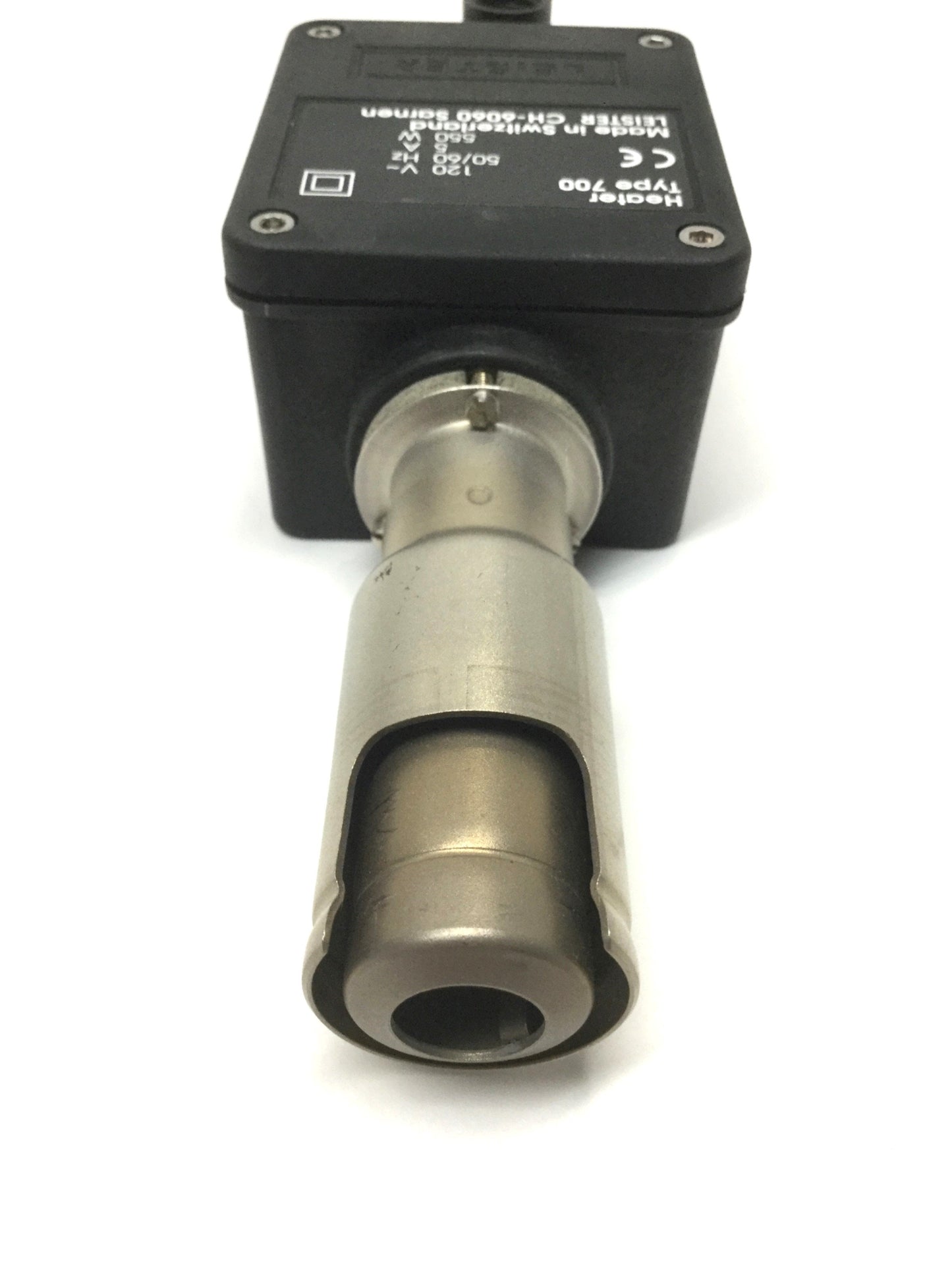 Used Leister Type 700 Compact Air Heater w/Electronic Temp Control 120VAC 550W, 600°C