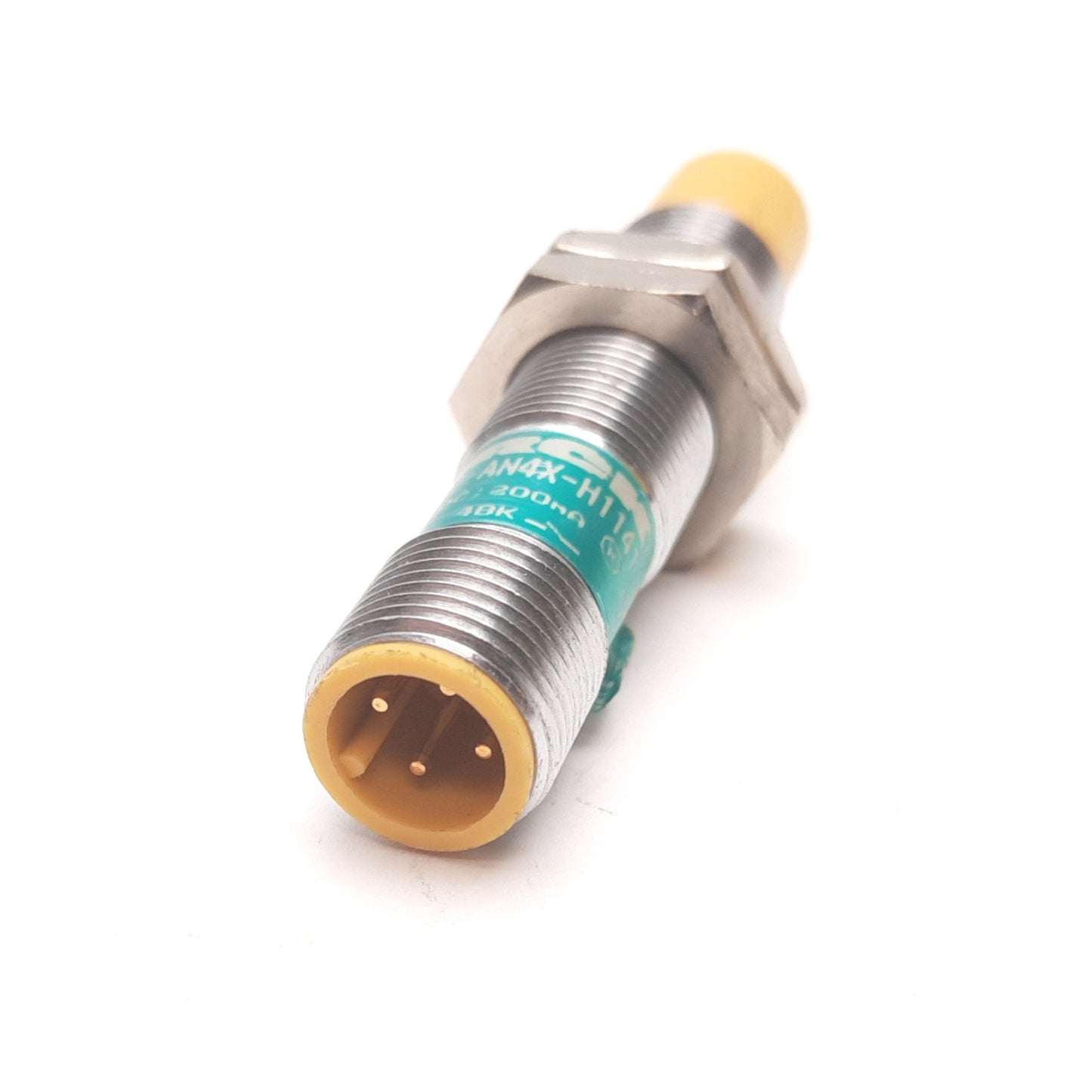 Used Turck Ni8U-M12-AN4X-H1141 Inductive Proximity Sensor, 8mm, 10-65VDC, NPN N/O