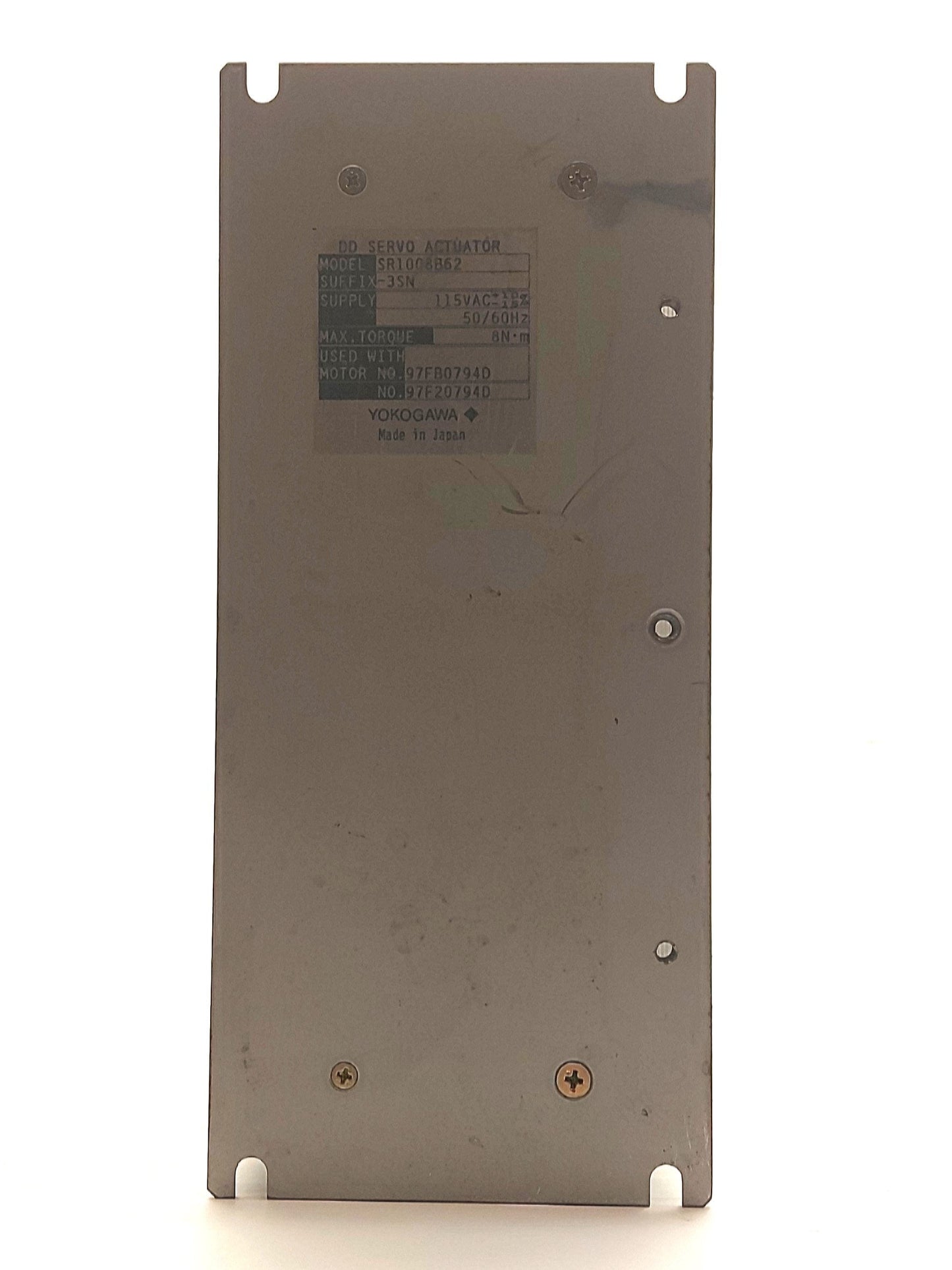 Used Parker Yokogawa DR-1008B-115 DYNASERV Direct Actuator Servo Drive 115VAC