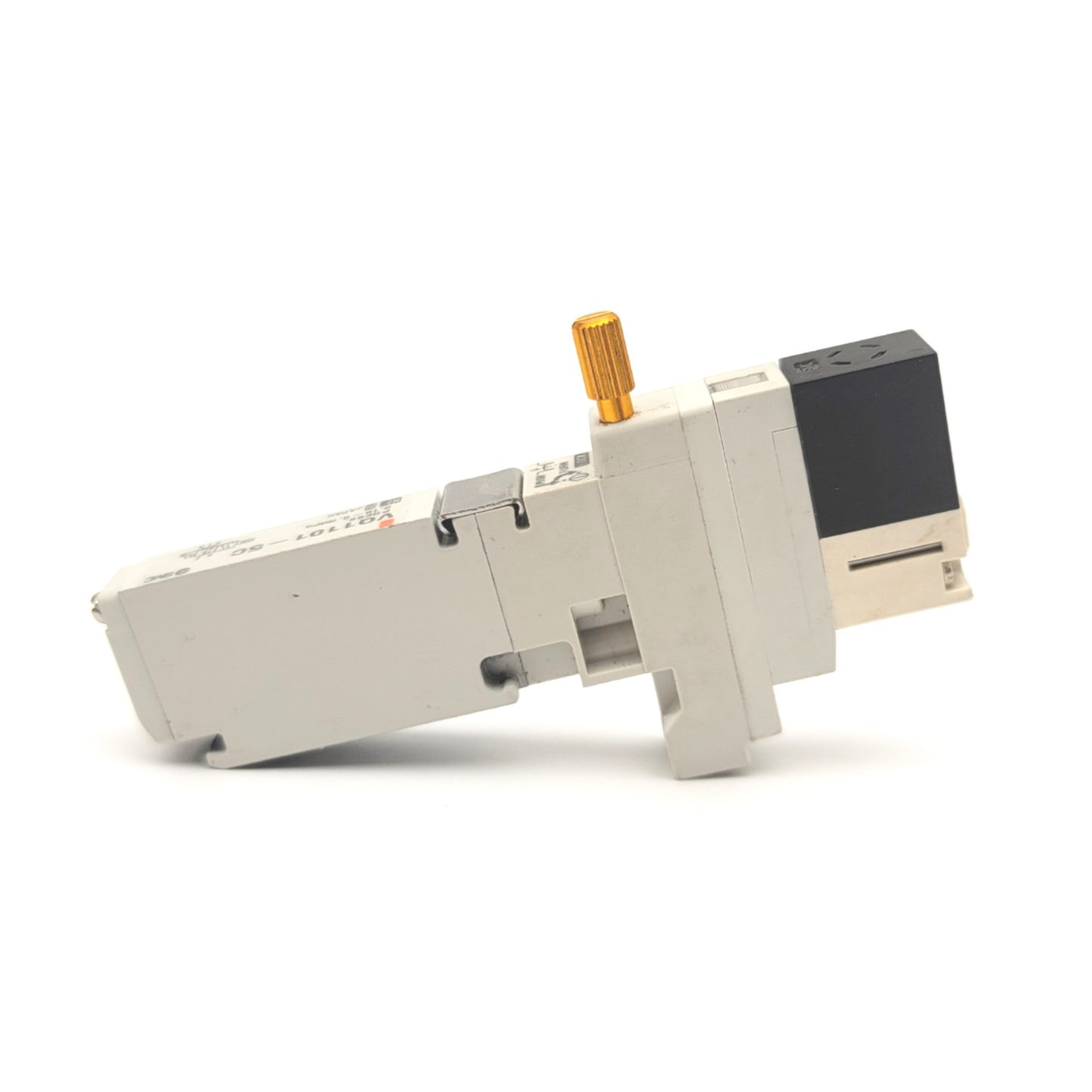 Used SMC VQ1101-5C Plug-In 2-Position Single Solenoid Valve, 24VDC, 0.16-0.7MPa