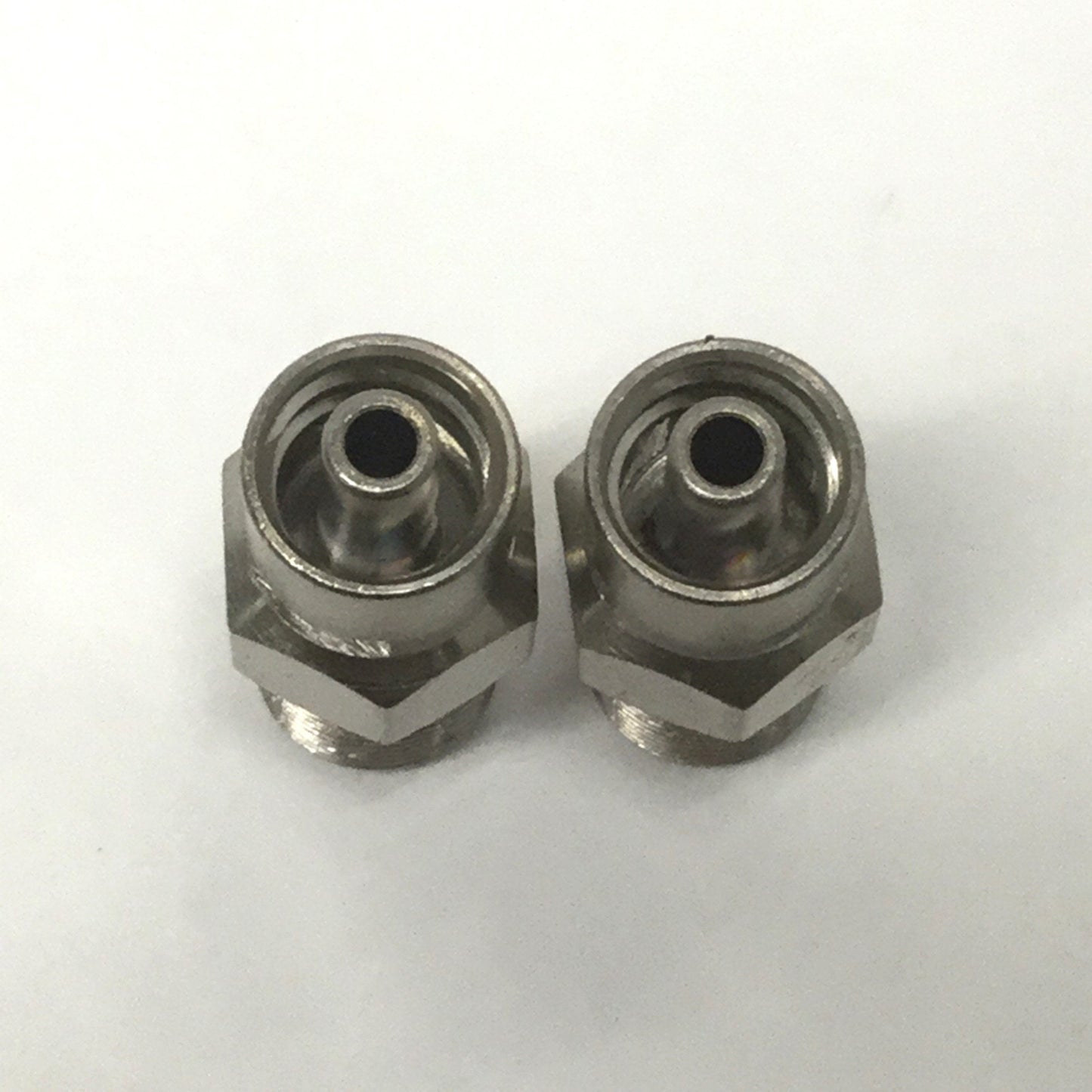 New – Open box Lot of 2 S4J A1305 Metal Male Luer Lock Syringe to Pipe Fitting 1/8" NPT Brass