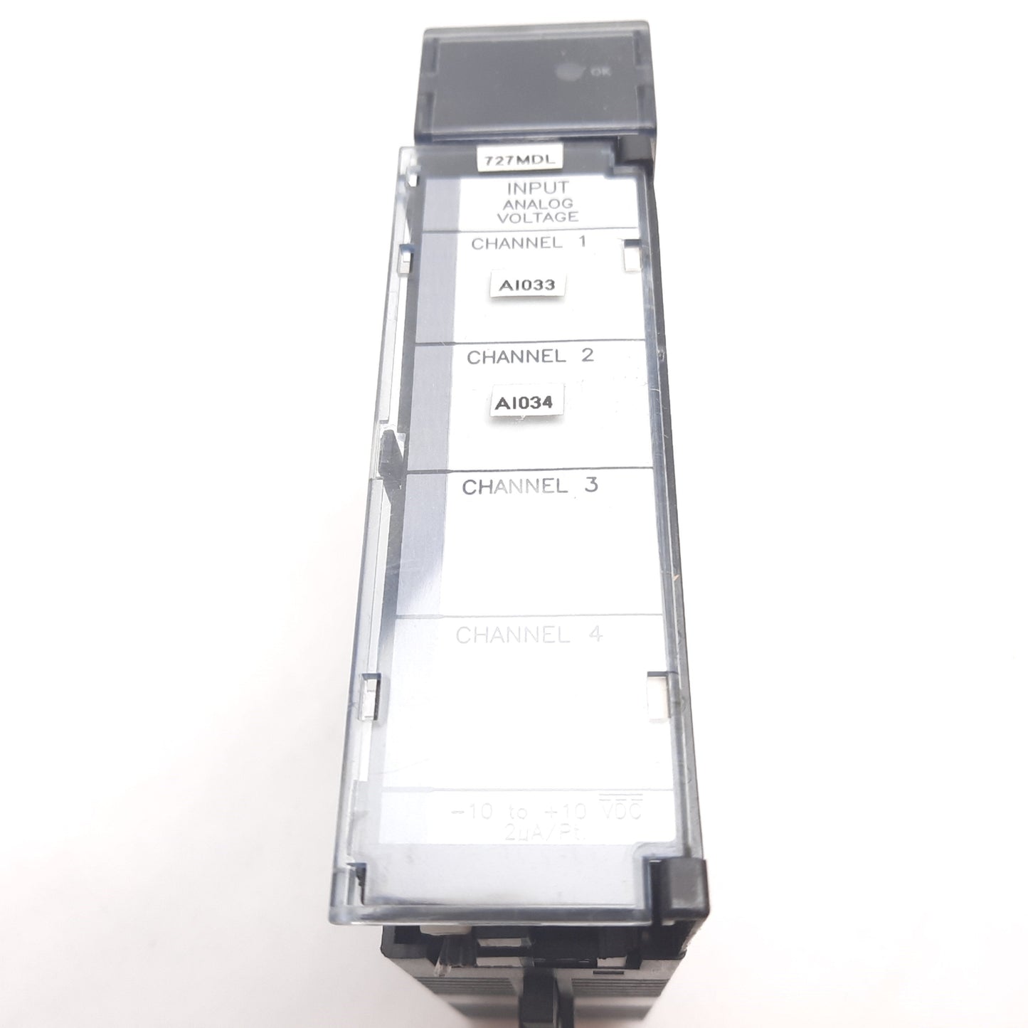 Used GE Fanuc IC693ALG220G PLC Analog Input Module, -10 to 10VDC 4-Point Broken Mount