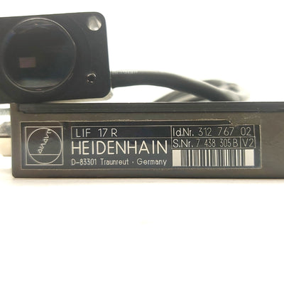 Used Heidenhain LIF 17R 312 767-02 Linear Encoder Amplifier & Head, Flying Leads