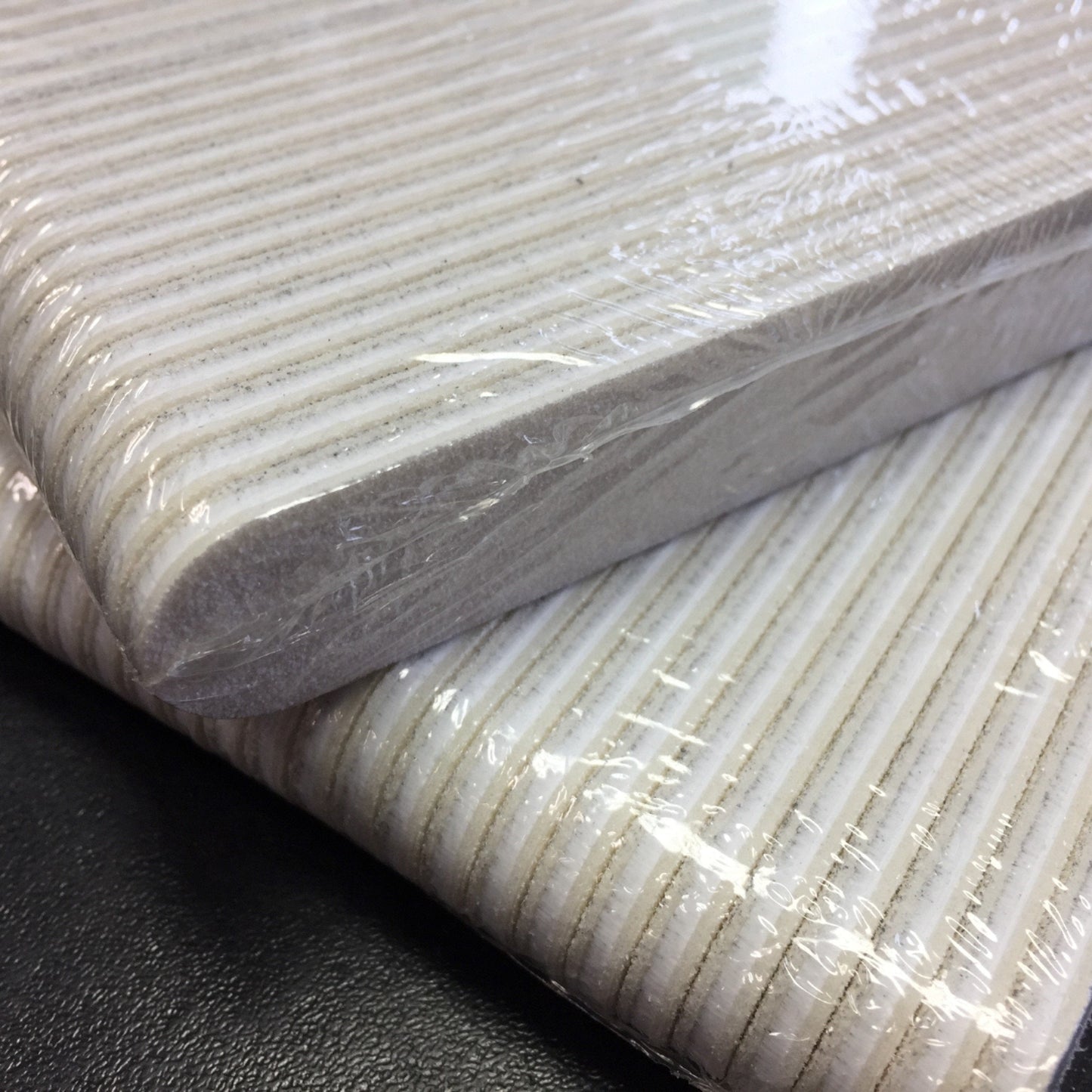 New Lot of 100 White 80/80 X-Coarse Washable Serrated Cushion Nail Files #22316, USA