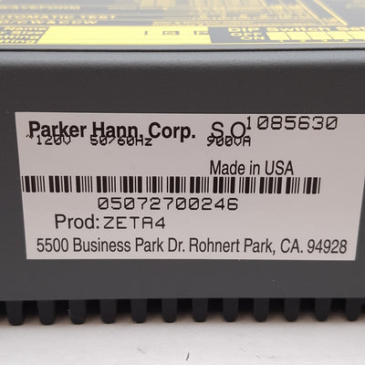 Used Parker ZETA4 Compumotor Stepper Motor Drive, 1-Axis, 170VDC Bus 900VA, 120VAC