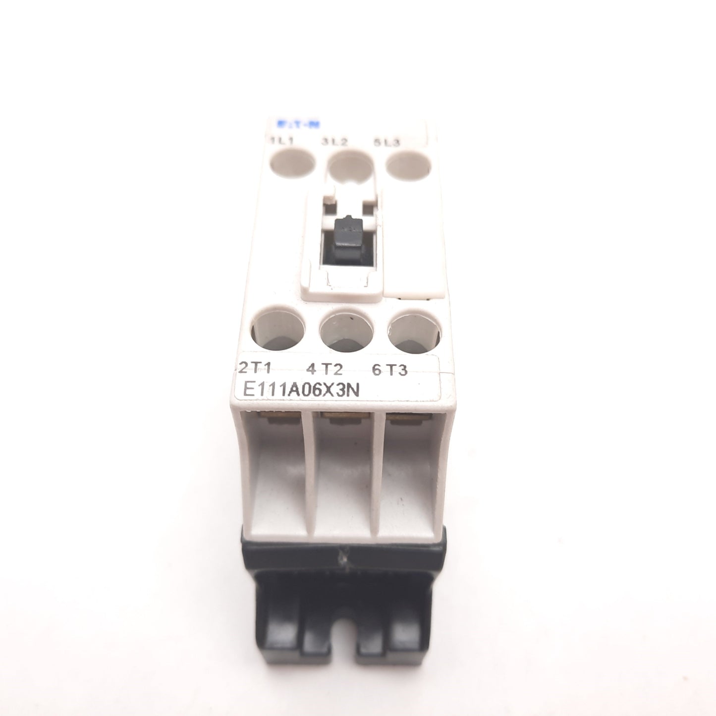 Used Eaton Cutler Hammer E111A06X3N Motor Control Contactor 6A 600VAC, *Bad Aux Mount