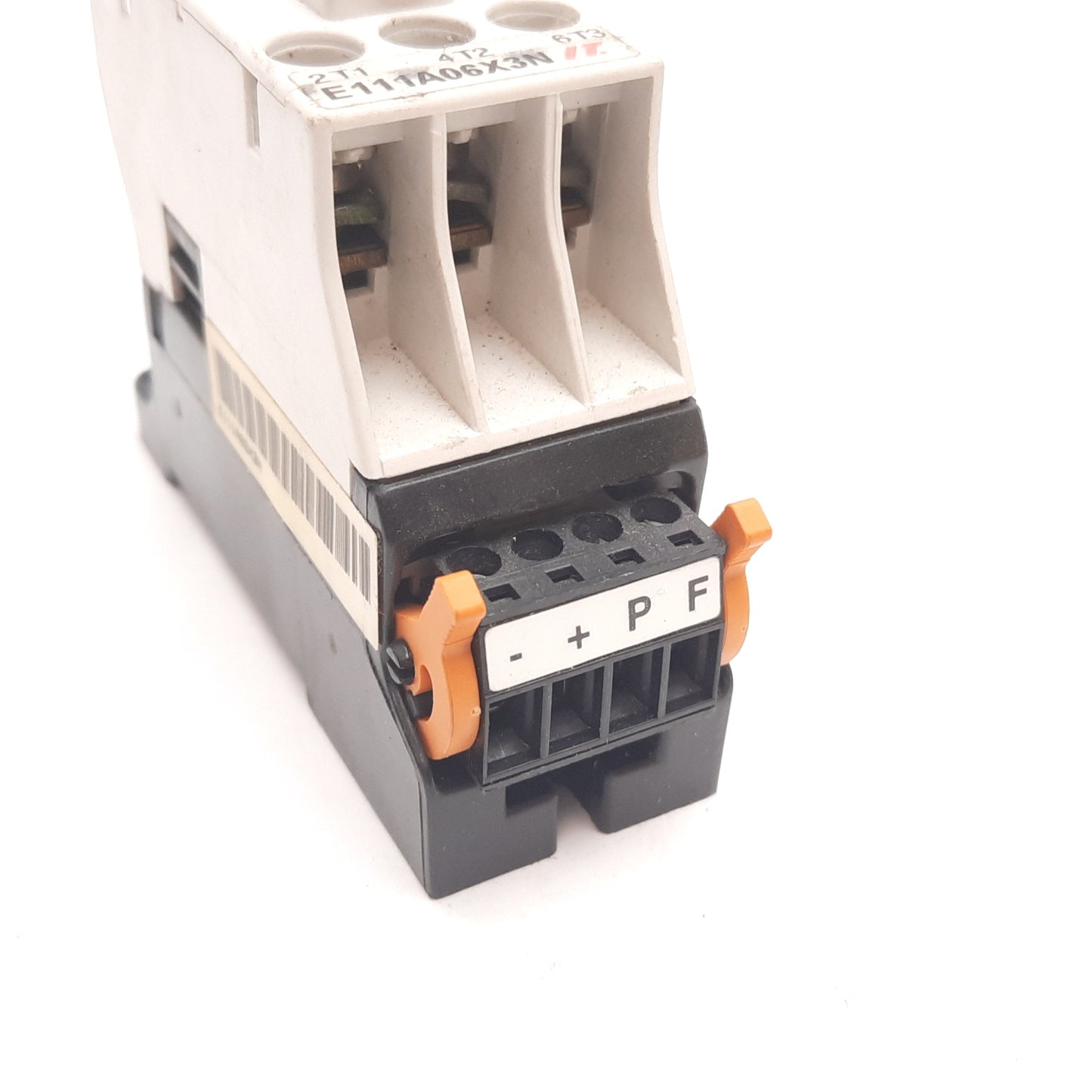 Used Eaton Cutler Hammer E111A06X3N Motor Control Contactor 6A 600VAC, Bad Aux Mount