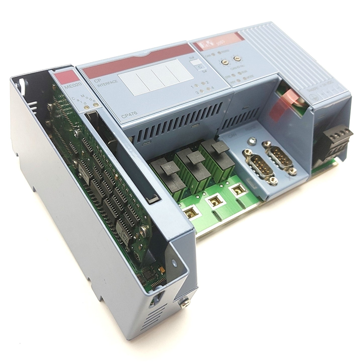 Used B&R 7CP476-020.9 2003 CPU PLC w/Expansion 4x Modules 750KB RAM RS-232/CAN 24VDC