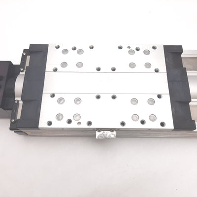 Used Parker 803-4045C 406XR Ballscrew Linear Positioner 100mm, NEMA 23, 3/8" Diameter