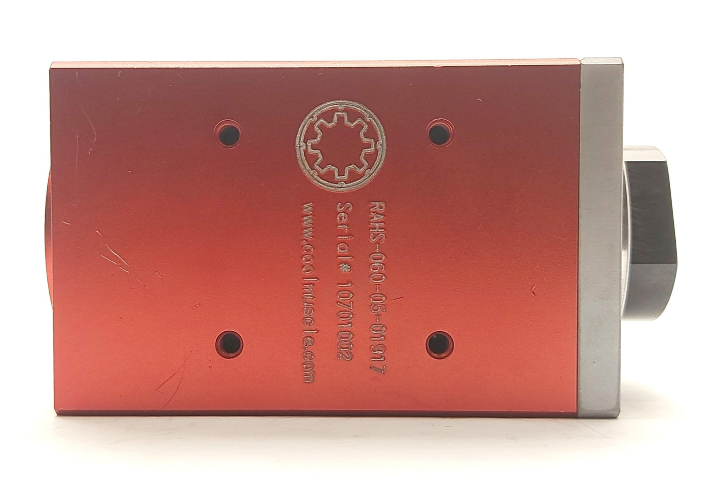 Used MYOSTAT RAHS-060-05-01917 Right Angle Gearhead, 5:1, 18Nm, 14mm Bore, 60mm Frame