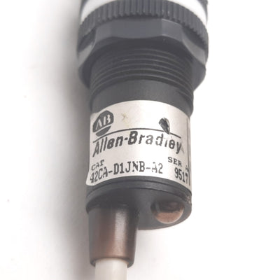 Used Allen Bradley 42CA-D1JNB-A2 Photoswitch Photoelectric Sensor, 3-100mm, 10-30VDC