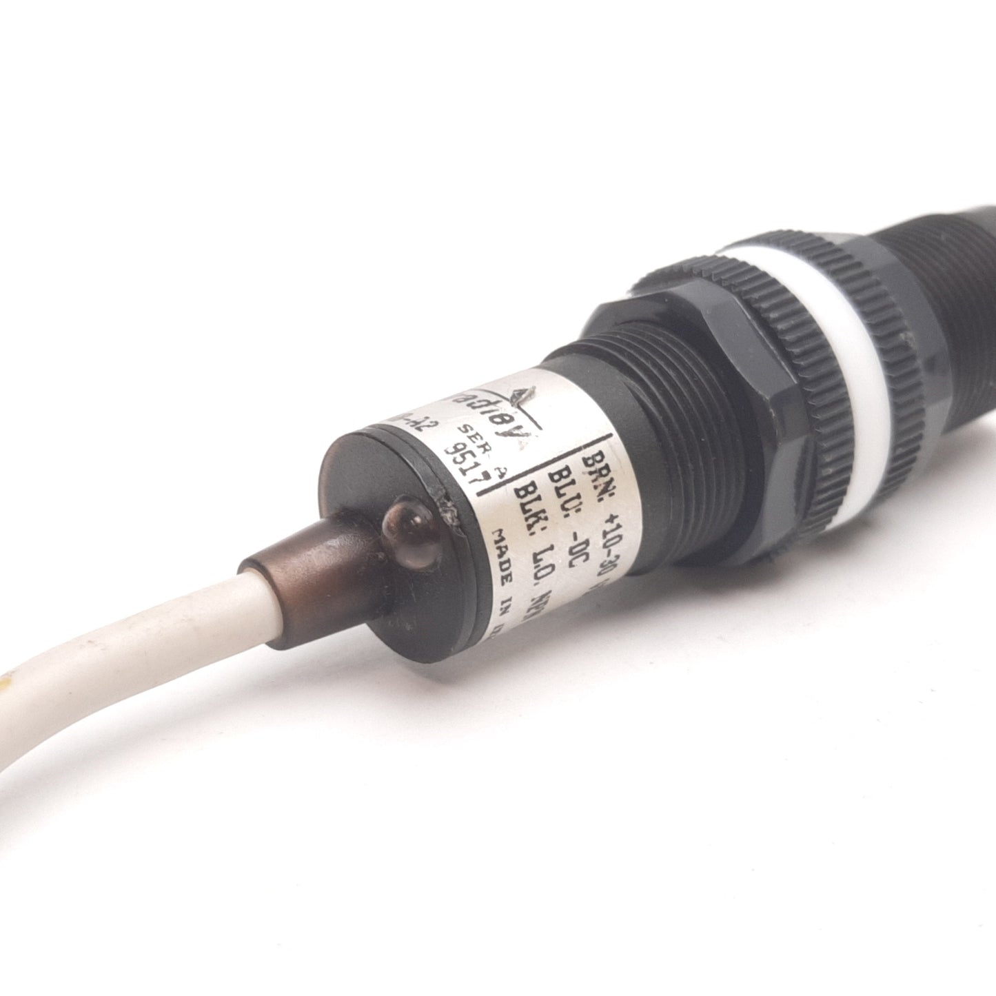 Used Allen Bradley 42CA-D1JNB-A2 Photoswitch Photoelectric Sensor, 3-100mm, 10-30VDC