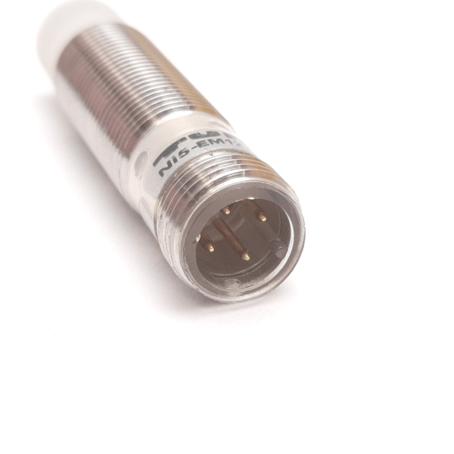 Used Turck Ni5-EM12WD-AP6X-H1141 Proximity Sensor, 5mm, 10-30VDC, PNP M12 4-Pin
