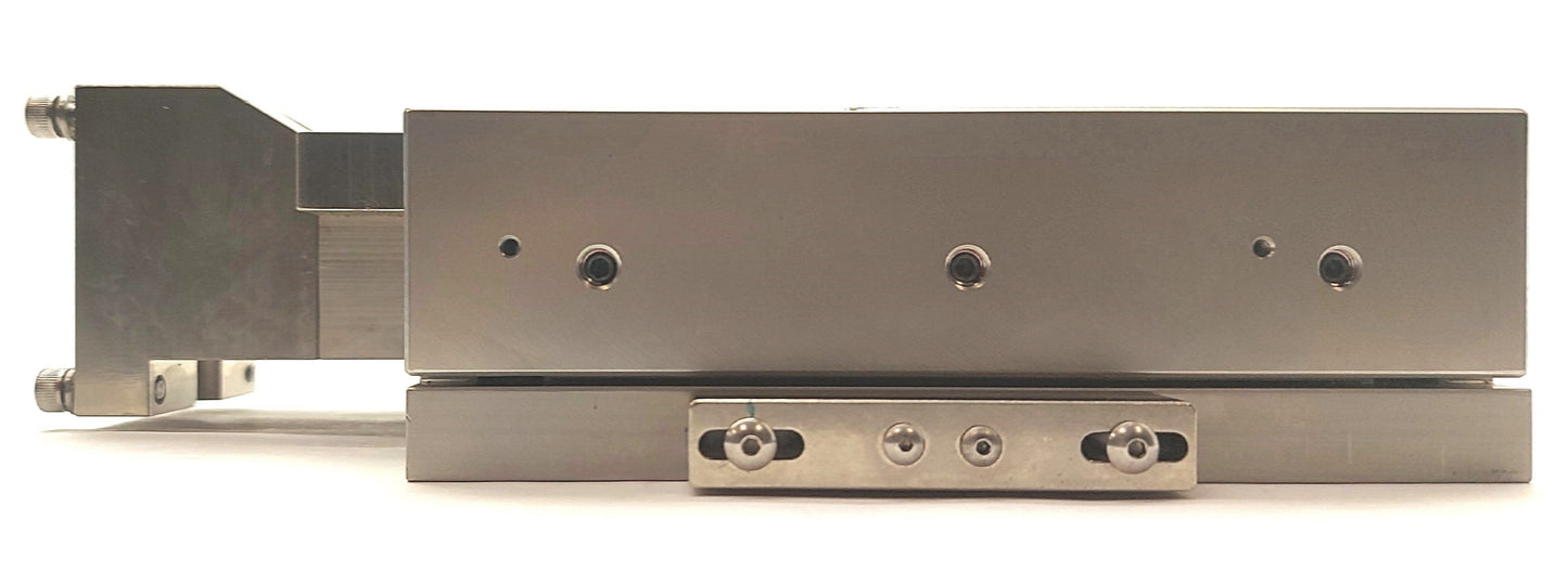 Used Parker 008-7780 SS Cross Roller Leadscrew Linear Stage 4" Travel 6x6" NEMA 23