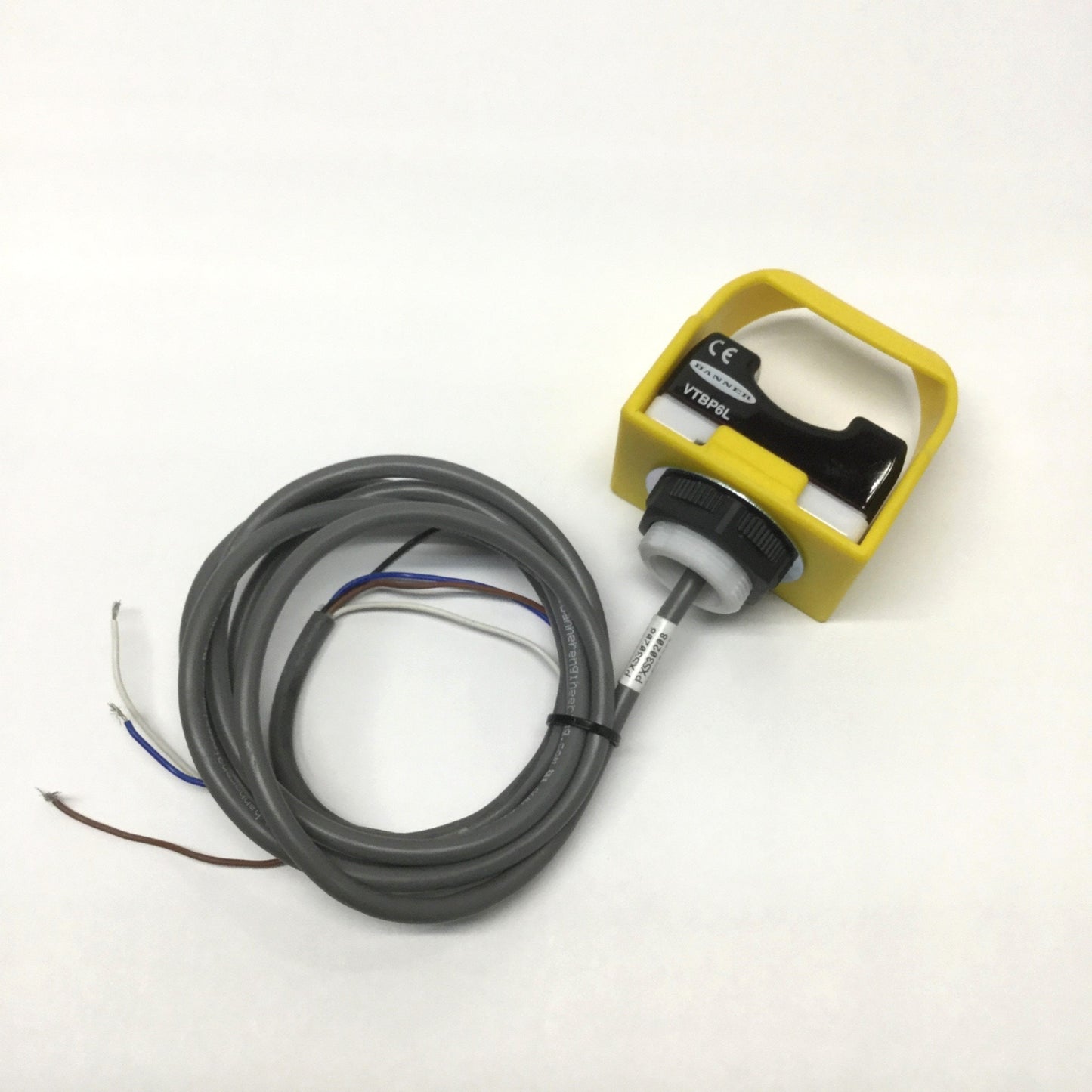 Used Banner VTBP6L EZ-Light Optical Touch Button Switch, PNP, 10-30VDC, Green LED