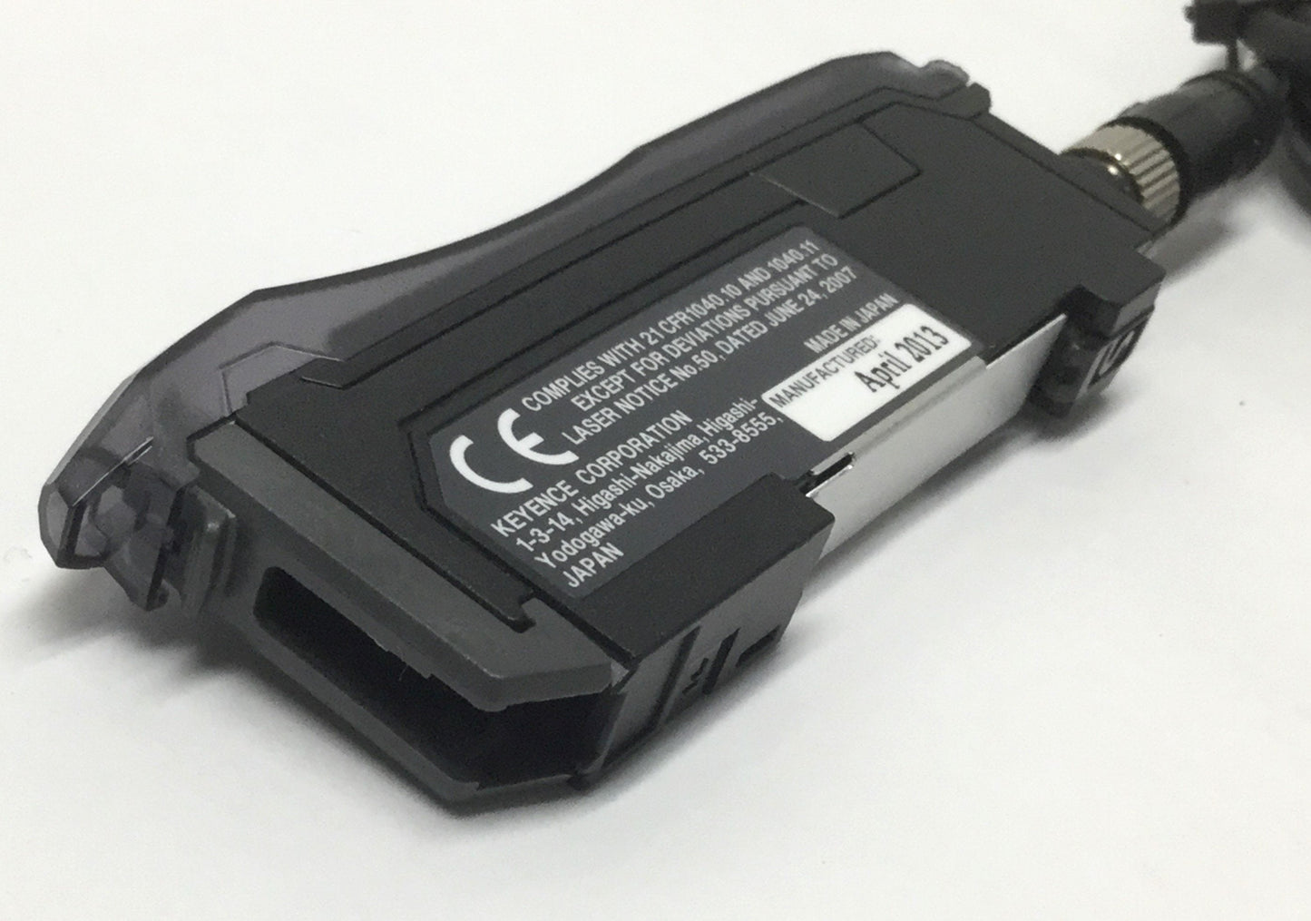 Used Keyence LV-N11CP Laser Sensor Main Amplifier, 10-30VDC, PNP Output, M8 Connector