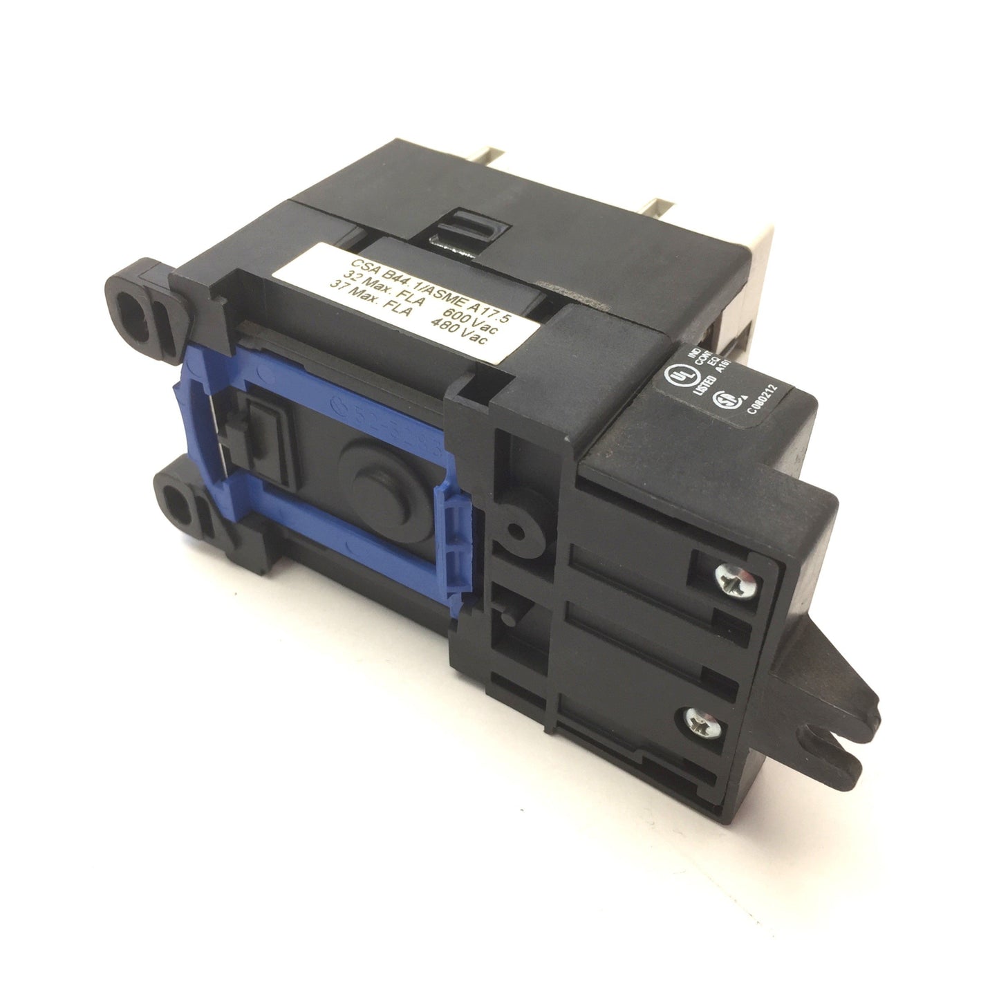 Used Eaton Cutler Hammer E04NC50X3N Contact Block E02NCXCXNN 600VAC 50A, 24VDC Coil