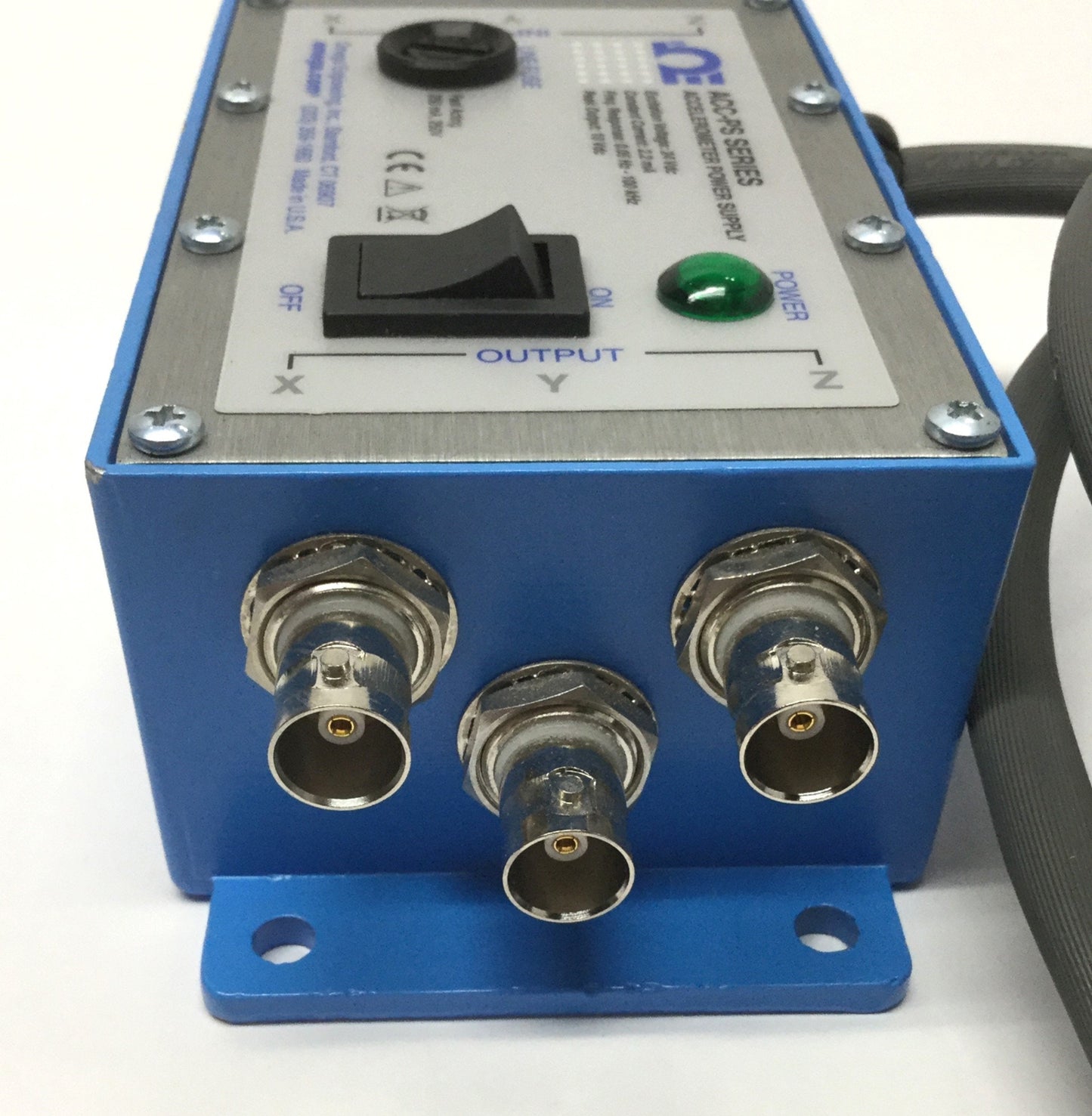Used Omega ACC-PS4A Triaxial 3-Axis Accelerometer Power Supply 24VDC, 0.5Hz-100kHz