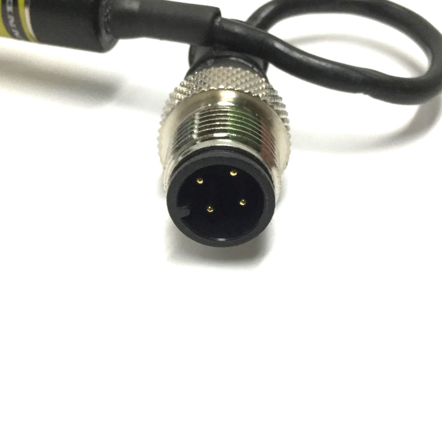 Used Banner M12PFF25Q5 Fixed-Field Photoelectric Proximity Sensor PNP, 25mm, 10-30VDC
