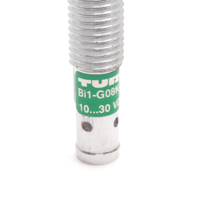 Used Turck Bi1-G08K-AP6X-V1131 Inductive Proximity Sensor, 1mm, 10-30VDC 150mA, PNP