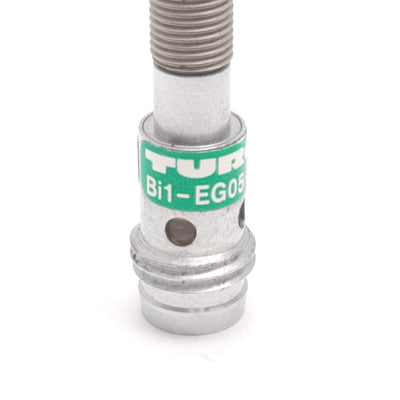 Used Turck Bi1-EG05-AN6X-V1331 Inductive Proximity Sensor, 1mm, 10-30VDC, NPN