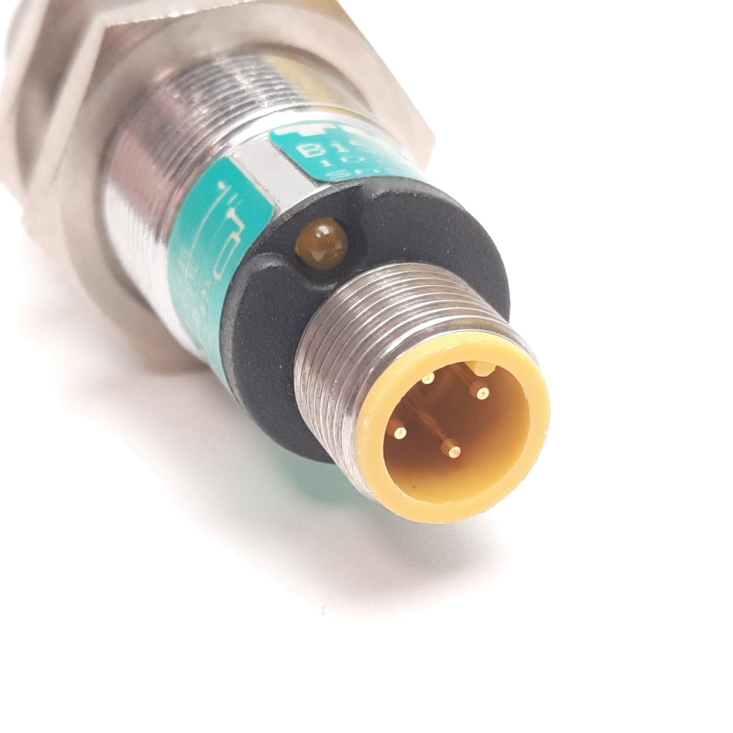 Used Turck Bi5U-M18-AP4X-H1141 Inductive Proximity Sensor, 5mm, 10-65VDC 200mA, PNP