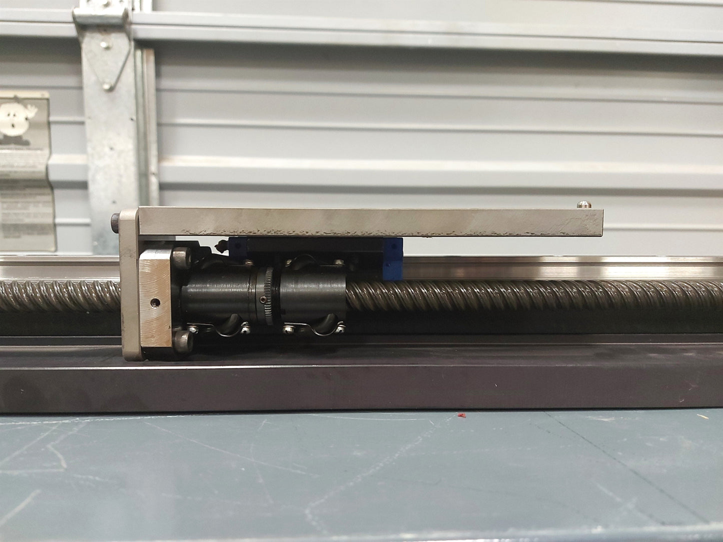 Used Thomson Ball Screw Positioner Linear Actuator, 1200mm Travel, 25mm Lead, NEMA 34