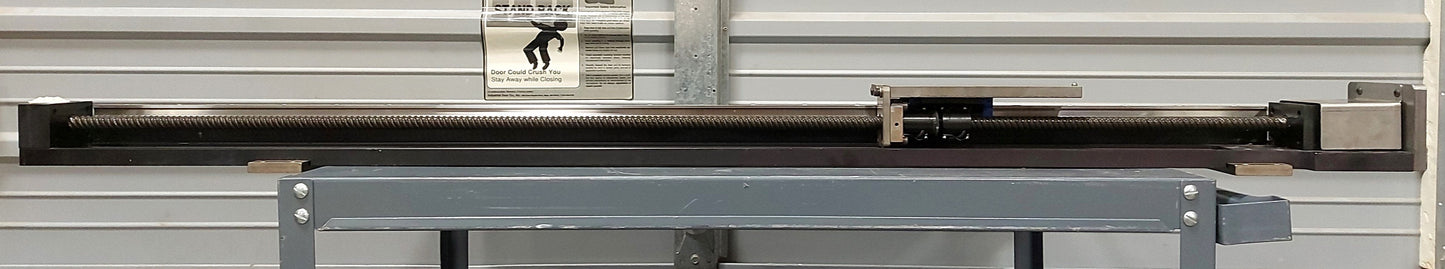 Used Thomson Ball Screw Positioner Linear Actuator, 1200mm Travel, 25mm Lead, NEMA 34