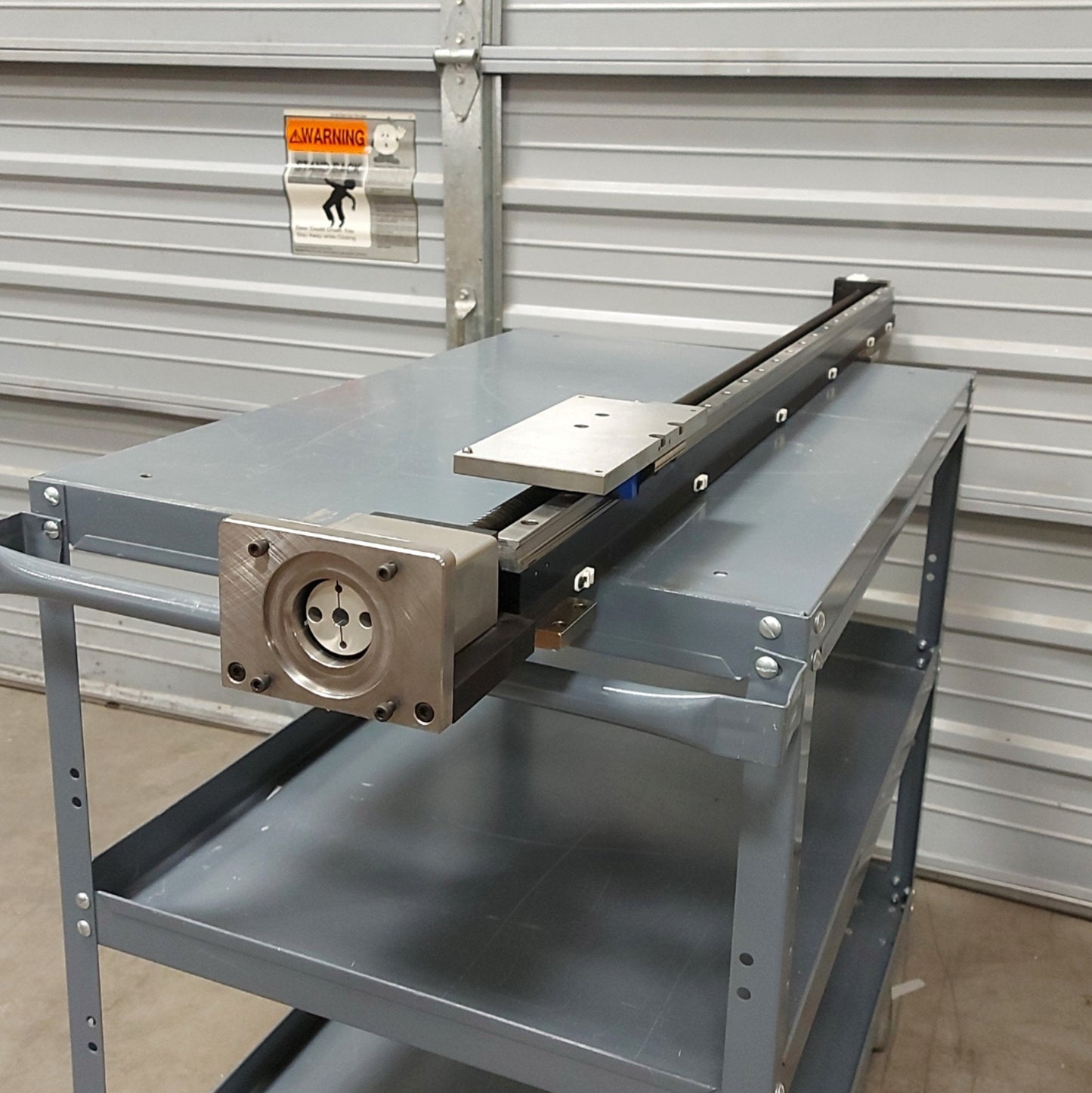 Used Thomson Ball Screw Positioner Linear Actuator, 1200mm Travel, 25mm Lead, NEMA 34