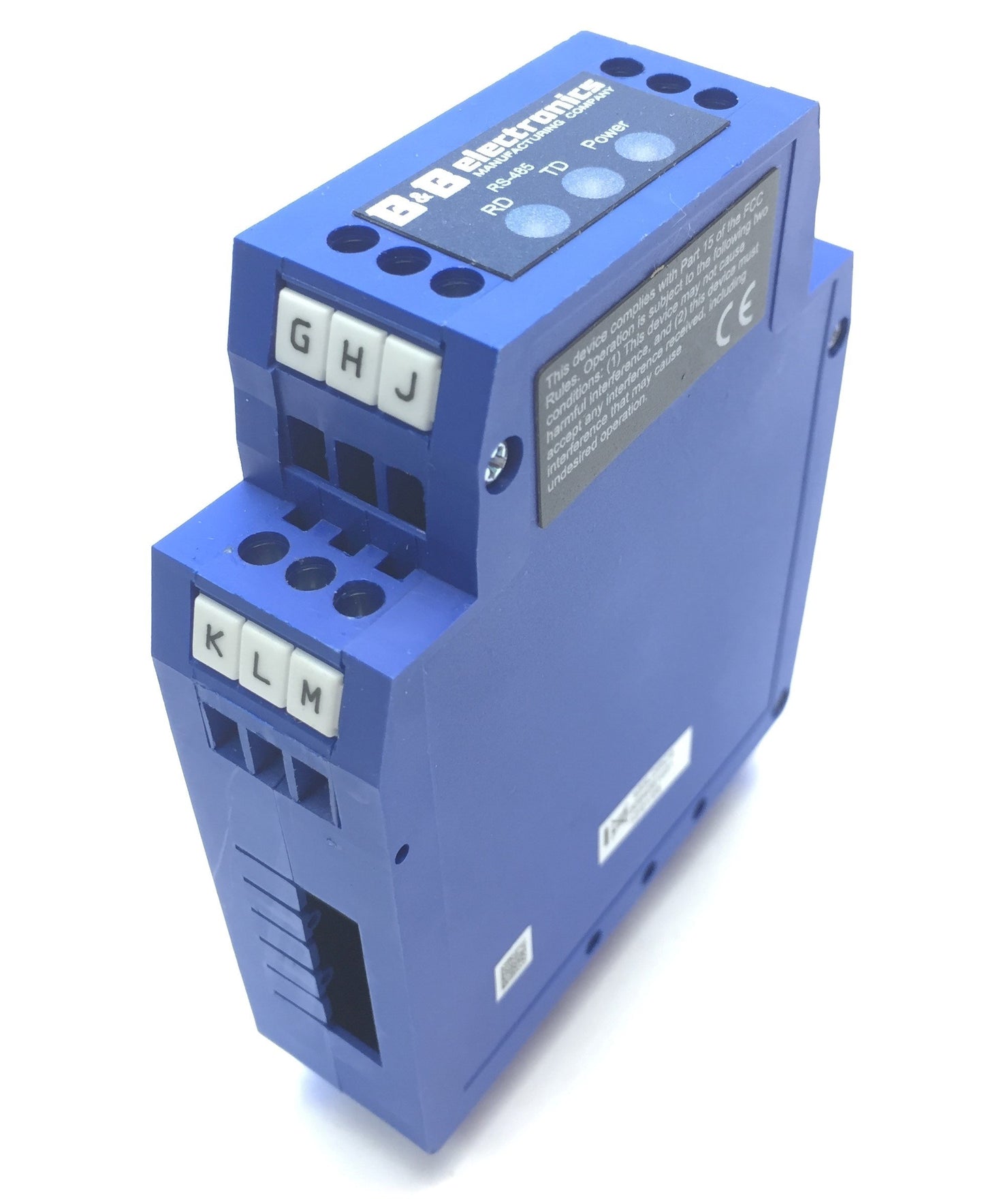 Used B&B Electronics Model 485LDRC9 Optically Isolated RS-232 to RS-422/485 Converter