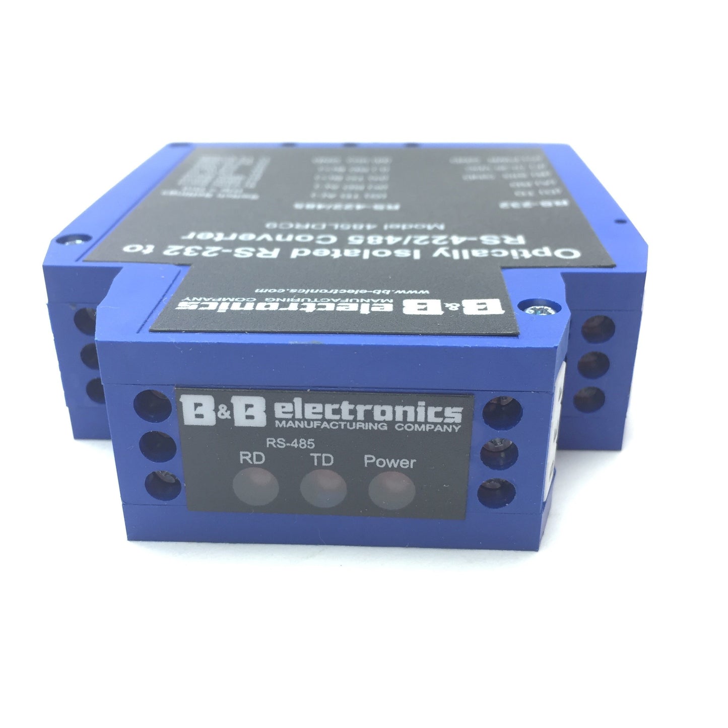 Used B&B Electronics Model 485LDRC9 Optically Isolated RS-232 to RS-422/485 Converter