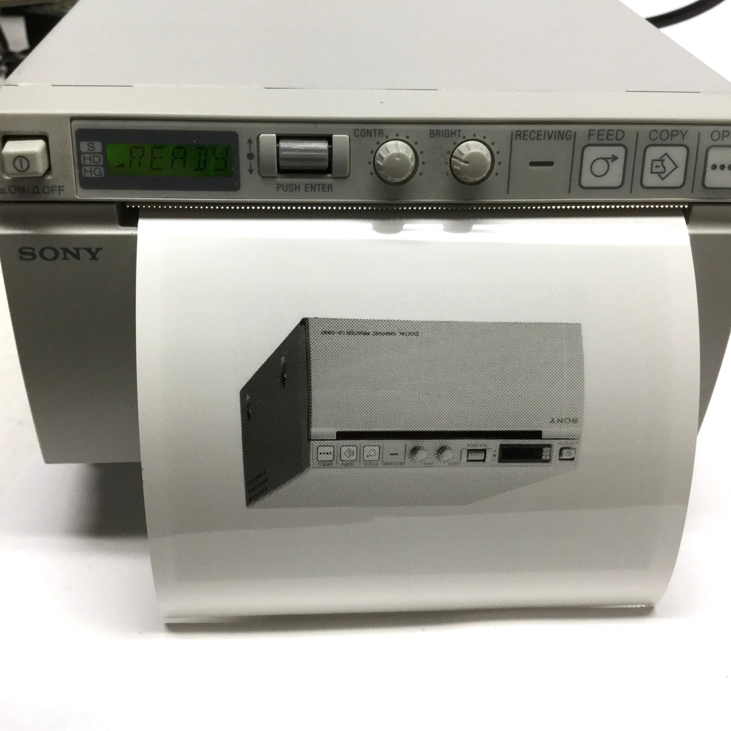 Used Sony UP-D897 Compact Digital A6 Monochrome Graphic Printer, USB-B, 120-240VAC