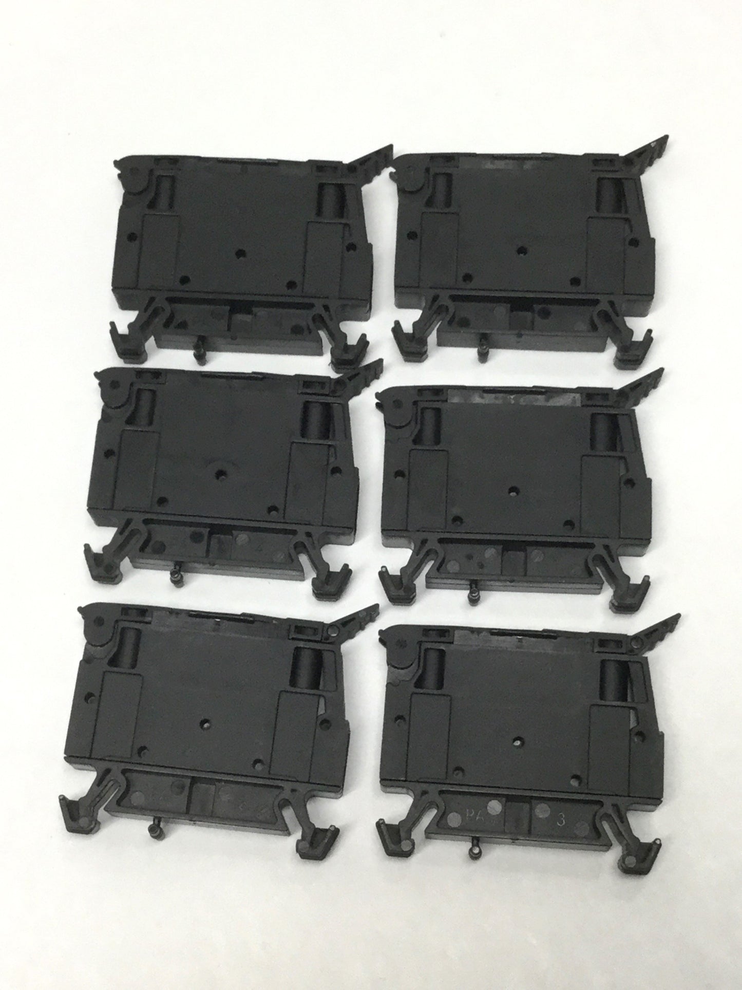 Used Lot of 6 Allen Bradley 1492-WFB424 Fuse Terminal Blocks 10-57V 15A 5x20mm w/LED