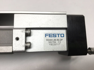 Used Festo EGSK-26-50-2P Electric Slide Ball Screw Linear Actuator, 50mm Stroke