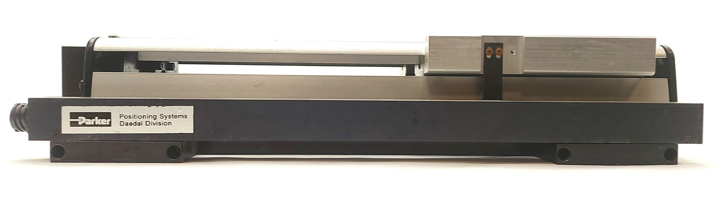 Used Parker 506008ET-ES-D2L3 Ball Screw Linear Actuator, 8" Travel, .2" Lead, NEMA 23