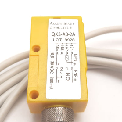 Used Automation Direct QX3-A0-2A Photoelectric Sensor, 300mm, 10.8-30VDC, PNP NPN