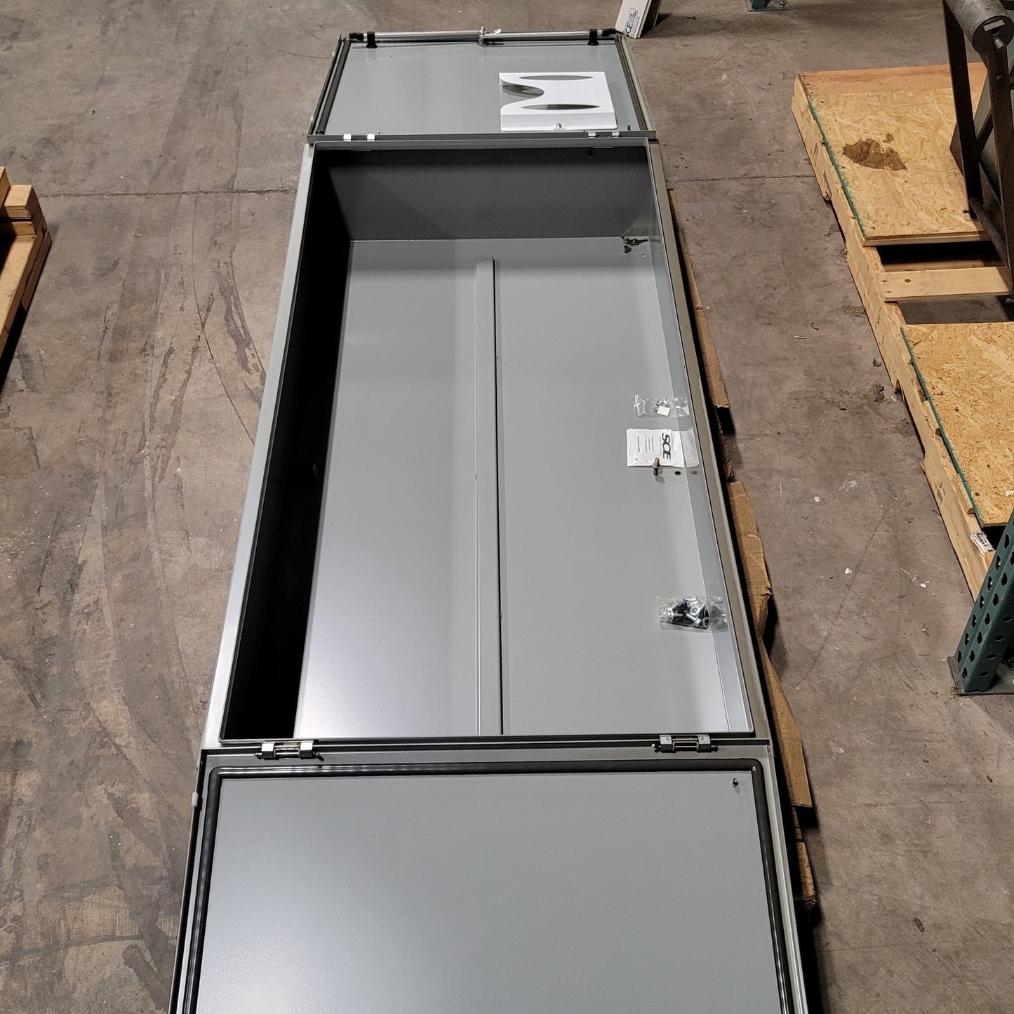 New Saginaw Controls SCE-306010WFLP Wall Mount Two-Door Enclosure 30" x 60" x 10"