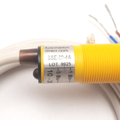 Used Automation Direct SSE-00-4A Photoelectric Sensor, 8m, 10-30VDC, M18, 2-Wire