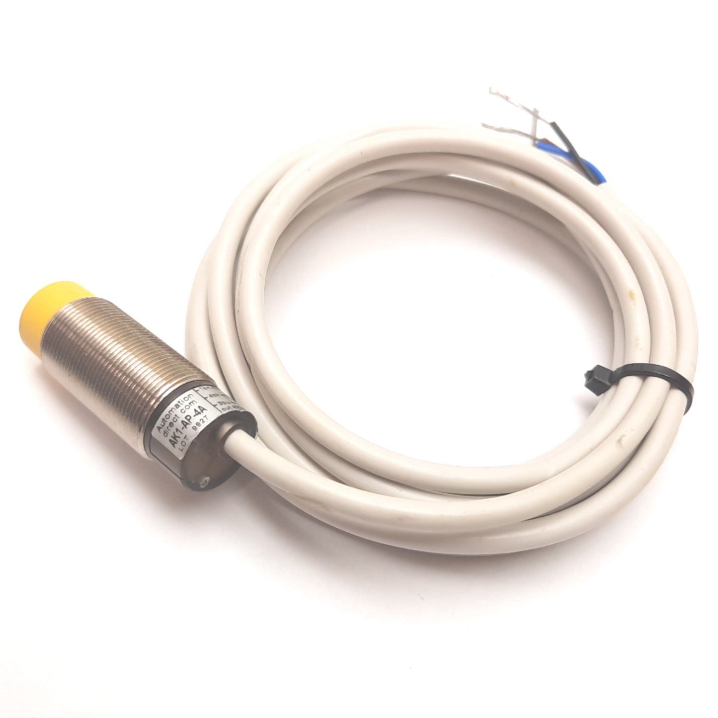 Used Automation Direct AK1-AP-4A Inductive Proximity Sensor, 12mm, 10-30VDC, PNP N/O