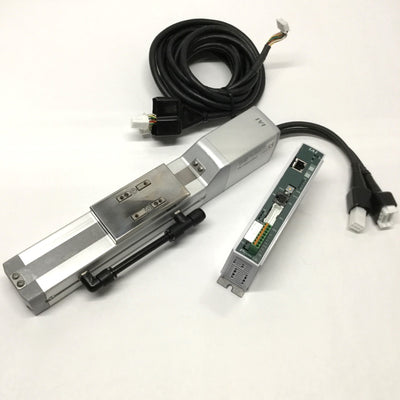 Used IAI RCP2CR-SA5C Cleanroom ROBO Cylinder Linear Actuator 100mm w/Controller 24VDC