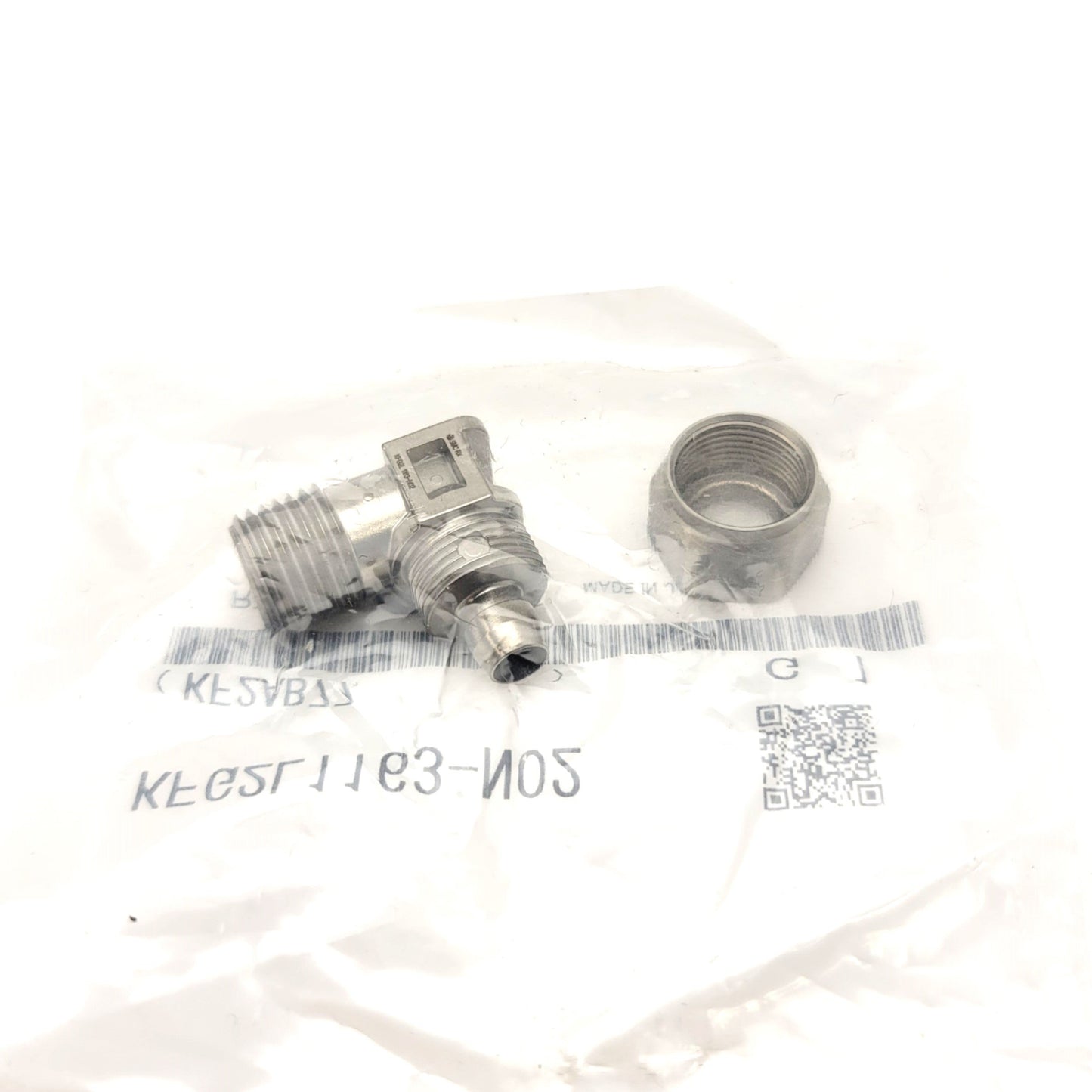 New SMC KFG2L1163-N02 Stainless Steel Male Elbow Insert Fitting 3/8OD 1/4ID 1/4"NPT
