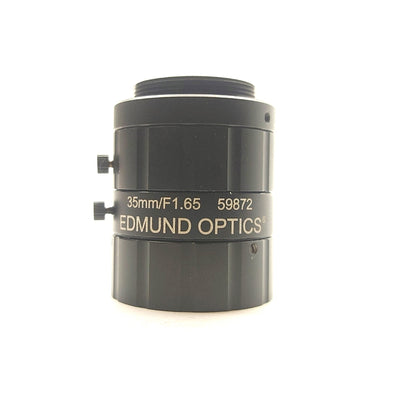 Used Edmund Optics 59-872 Machine Vision Lens 35mm FL f/1.65-22 2/3" Sensor C-Mount