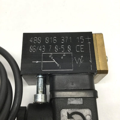 Used Layher 480-016-371-15 Adjustable Diaphragm Pressure Switch 1-16bar SPDT G1/4"