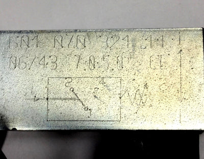 Used Layher 601-070-321-11 Adjustable Piston Pressure Switch 10-70bar SPDT G1/4"