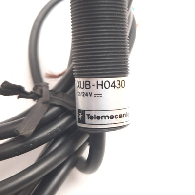 Used Telemecanique XUB-H0430 Photoelectric Sensor, 12-24VDC, M18, 2-Wire