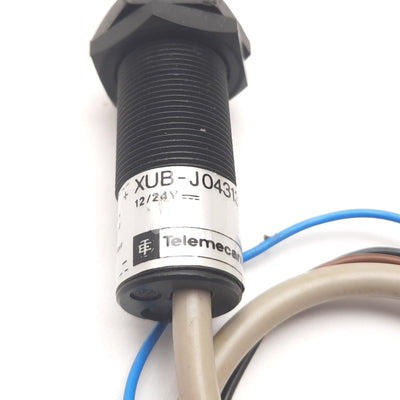 Used Telemecanique XUB-J043134 Photoelectric Sensor, 12-24VDC, M18, 3-Wire