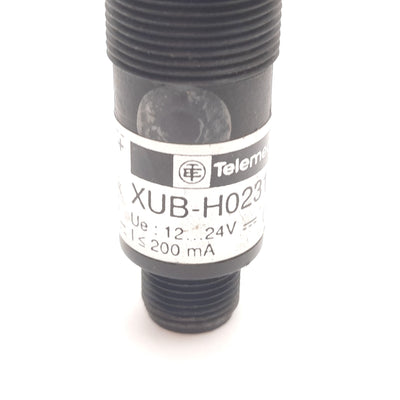 Used Telemecanique XUB-H02313DS Photoelectric Sensor, Right Angle, 12-24VDC 4-Pin M12
